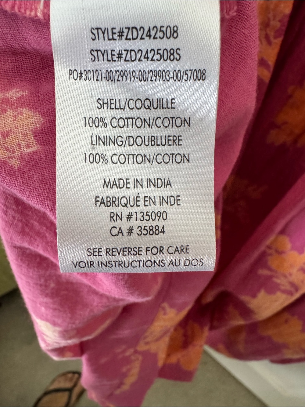 Z Supply Bahari Floral Ruffle Maxi Dress Size M NWT - Picture 9 of 9